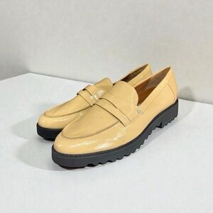 🌻NEW Franco Sarto Cream Beige Cassandra Penny Loafers Size 11